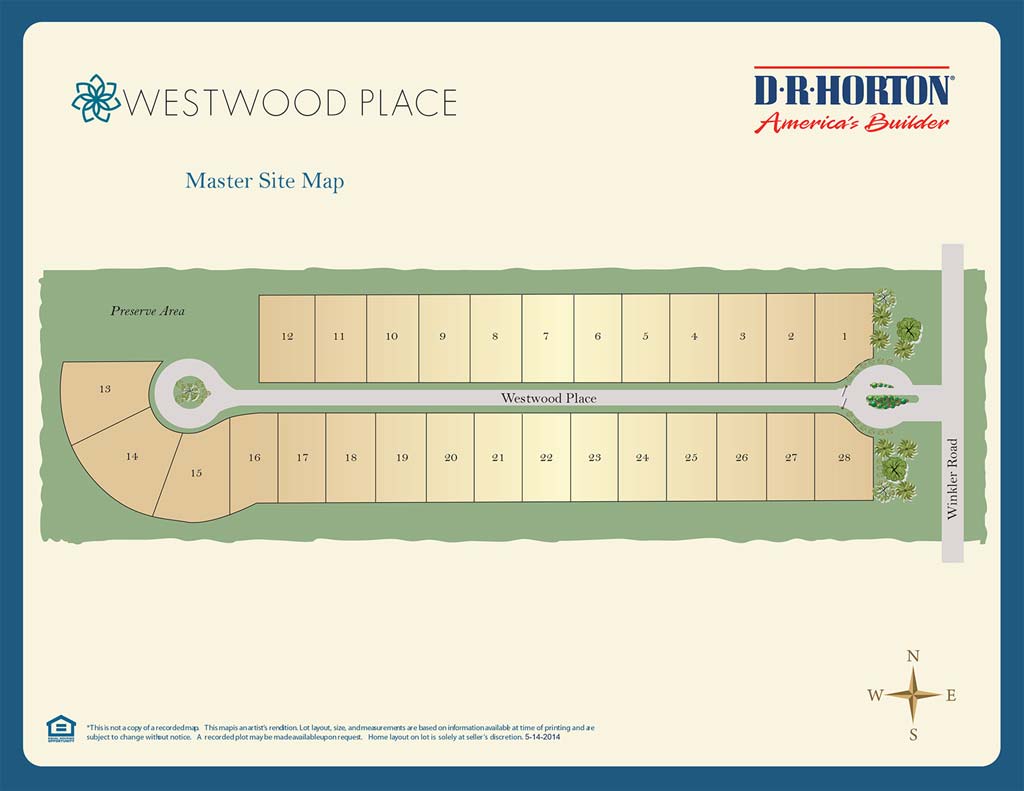 Westwood Place Site Map